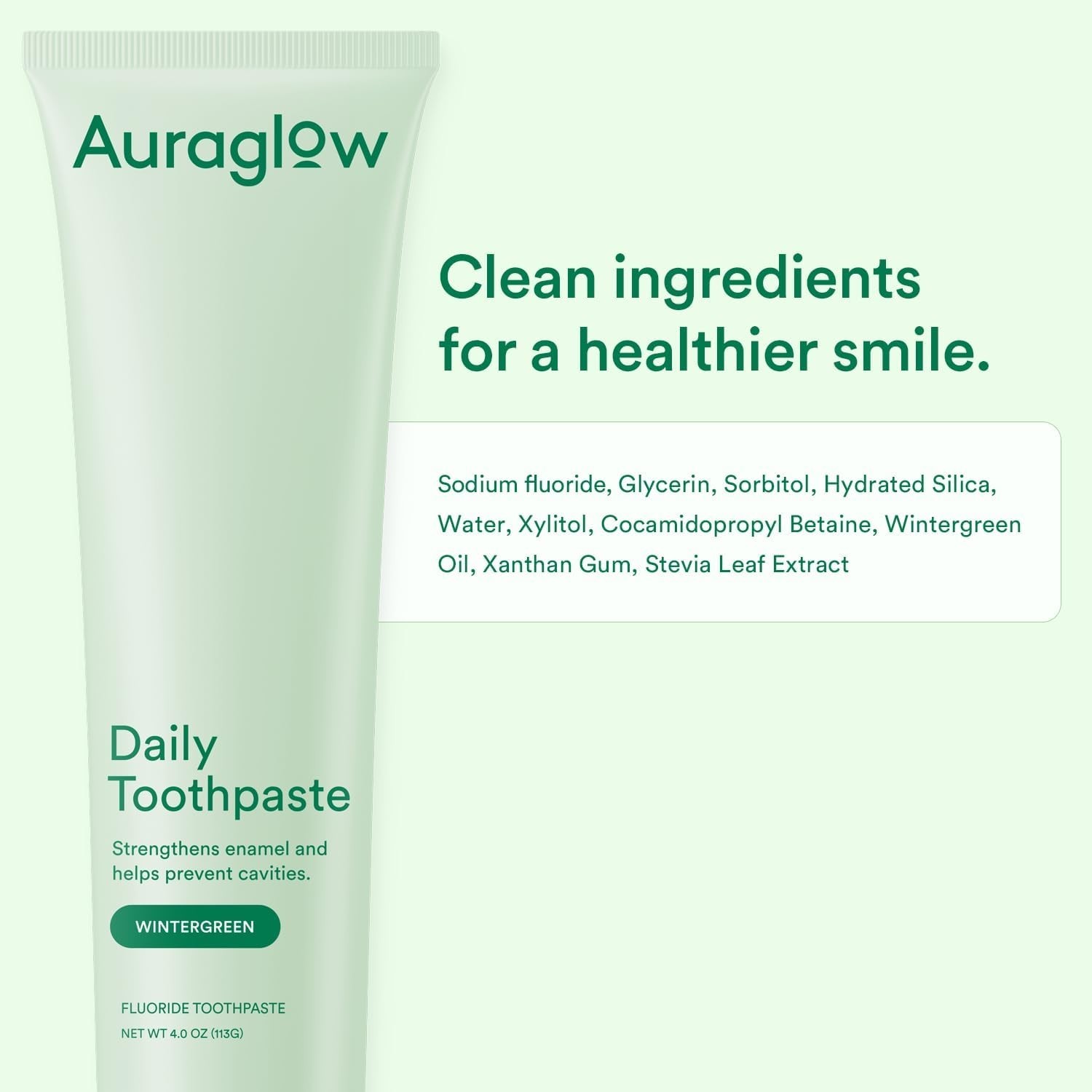 Daily Toothpaste, Anticavity Fluoride Toothpaste, Helps Prevent Cavities