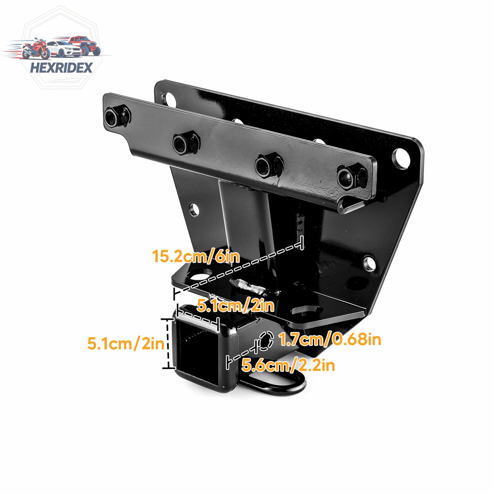 Class 3 Trailer Tow Hitch 2" Receiver For Grand Cherokee 2005-2006 2007 08 09 10