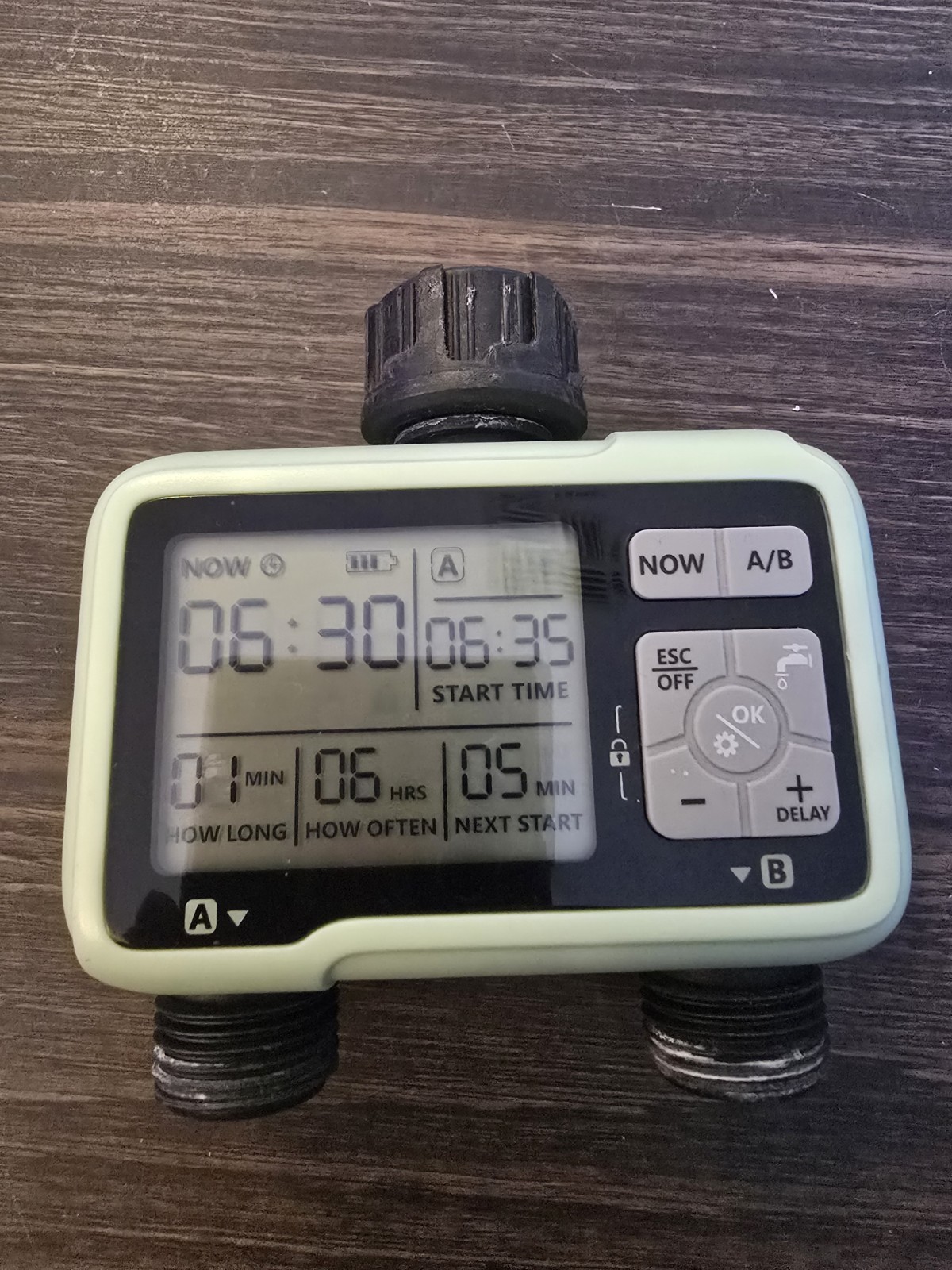 Dual Water Timer Eshico HCT-326 Dual Water Timer Large Screen 2-Pipe Outdoor US