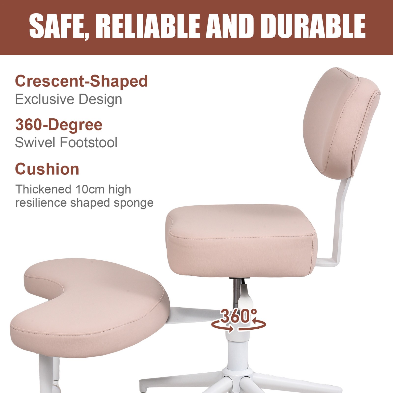 Adjustable Height Kneeling Meditation Chairs for ADHD, Yoga & Desk Work