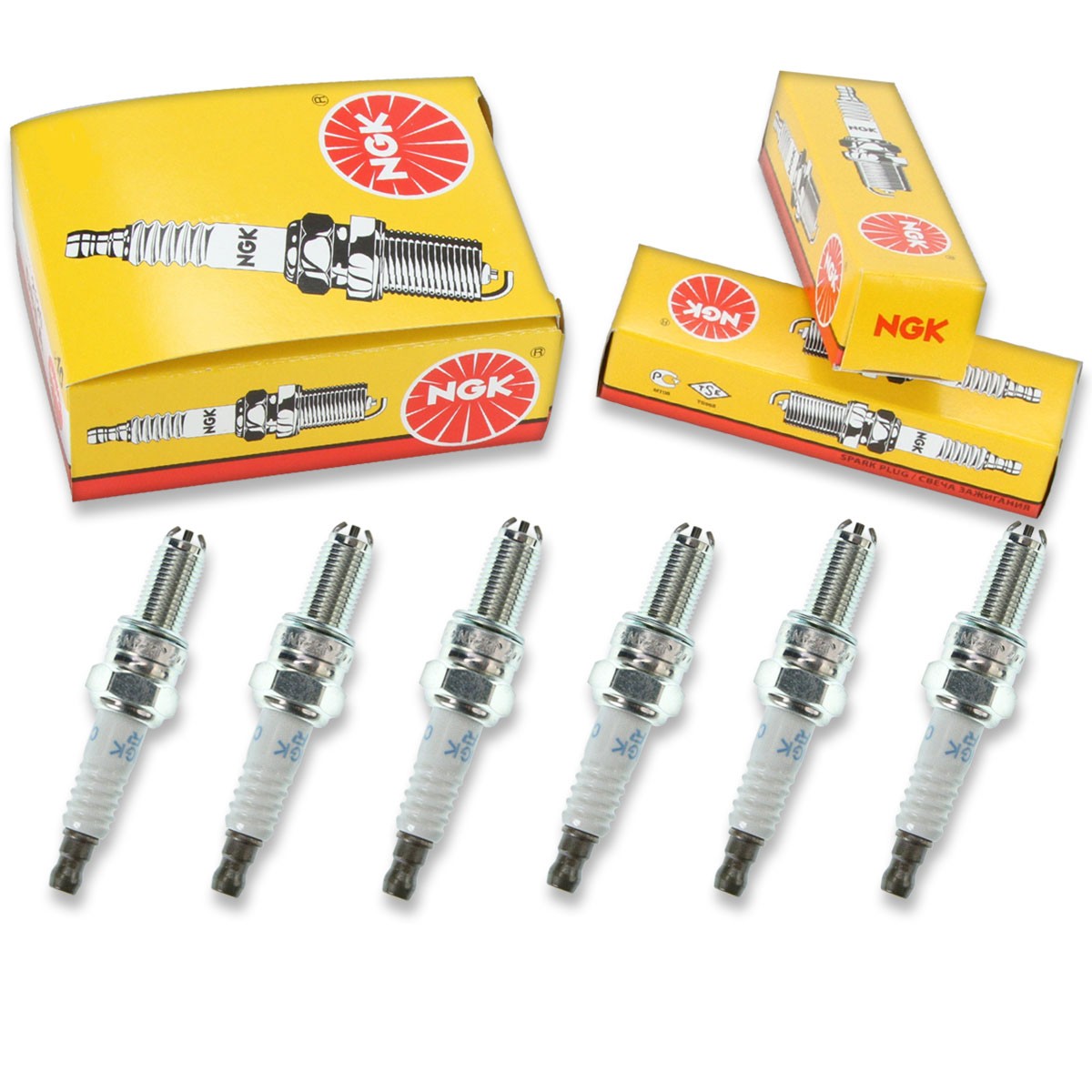 6pcs NGK 4374 Standard CR8EKB Snowmobile Spark Plug Tune Up Kit Set hp