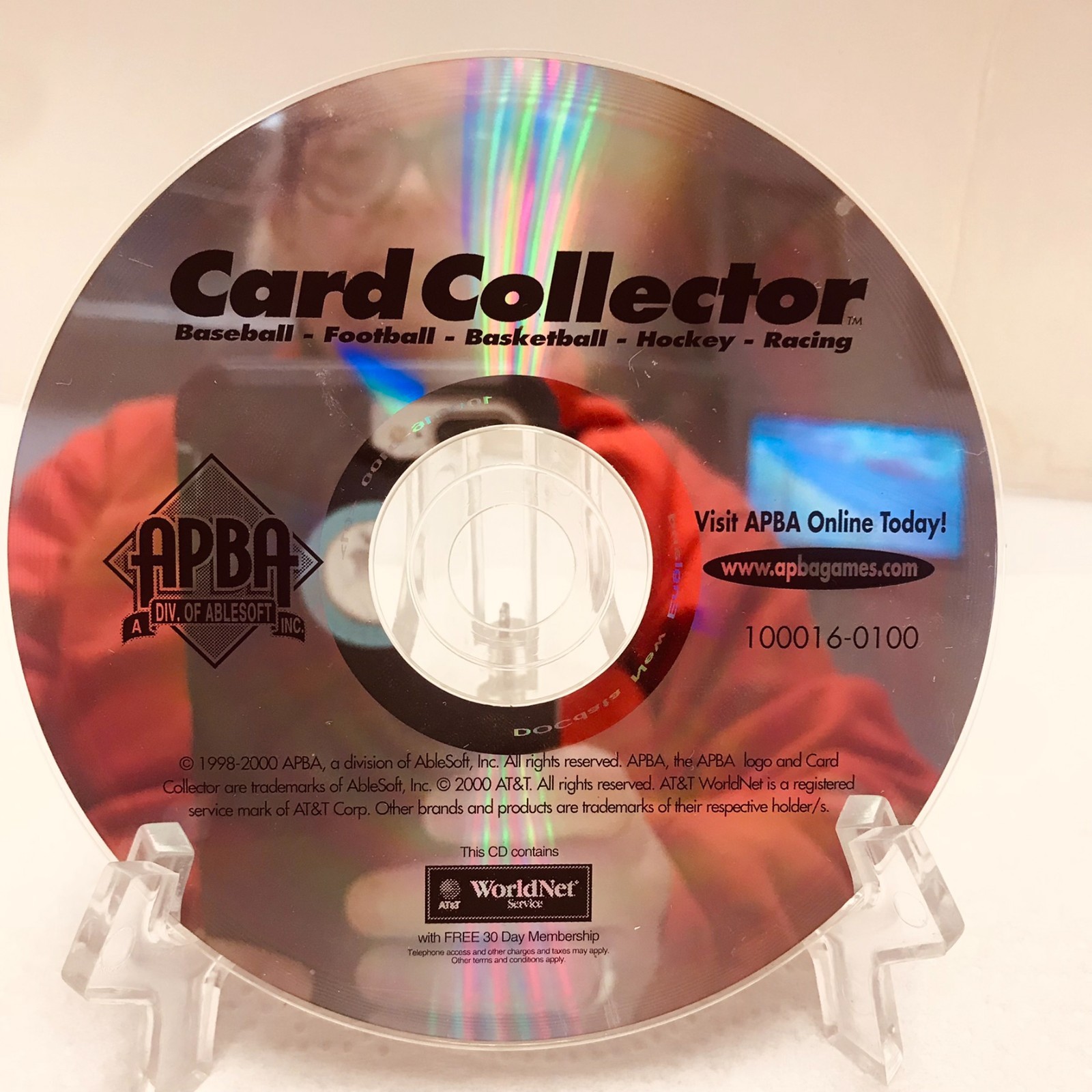 The CARD COLLECTOR 2000 APBA AbleSoft Windows CD-ROM Baseball Football Hockey +