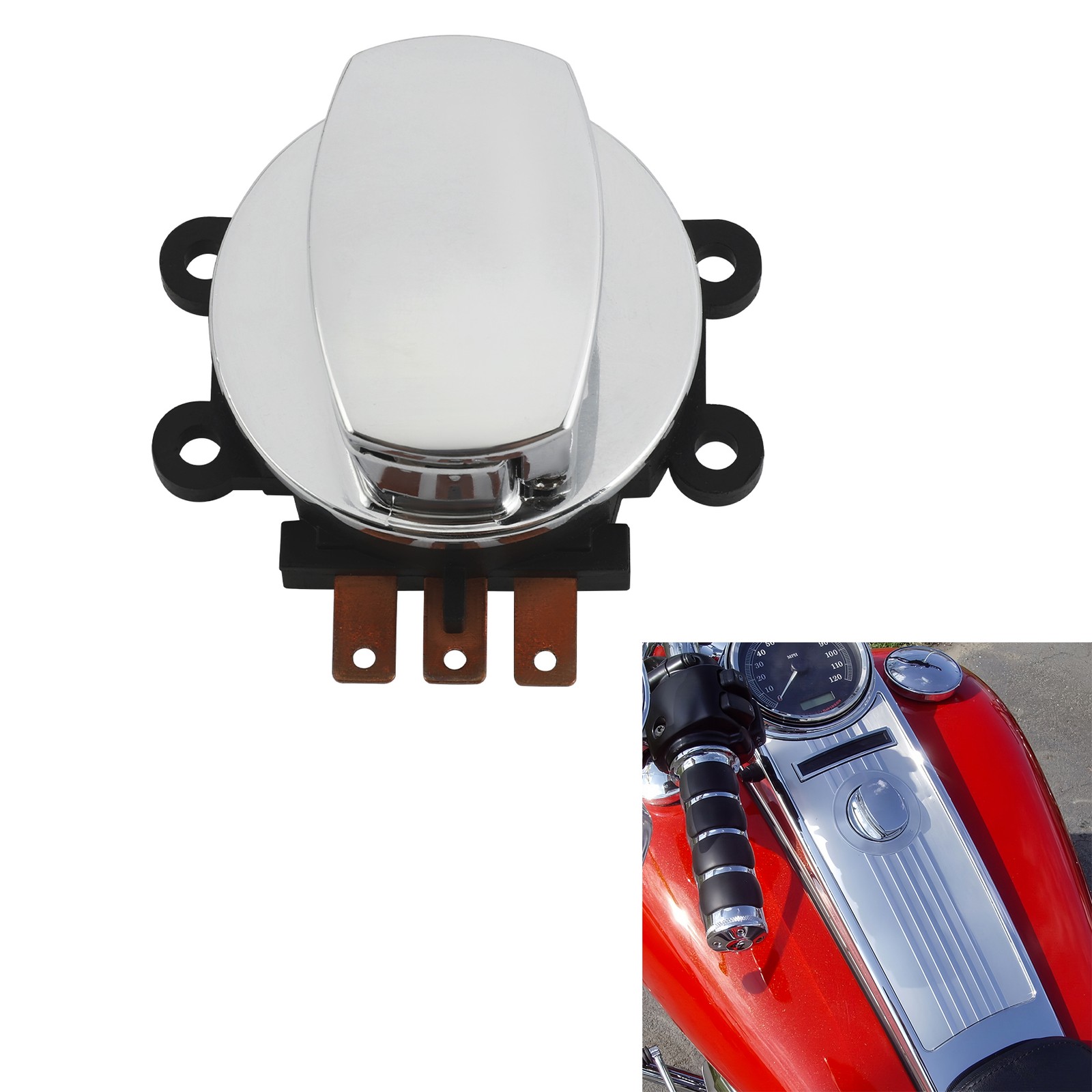 Ignition Switch Lock Key Fit For Harley Road King 07-13 Softail Standard 00-10