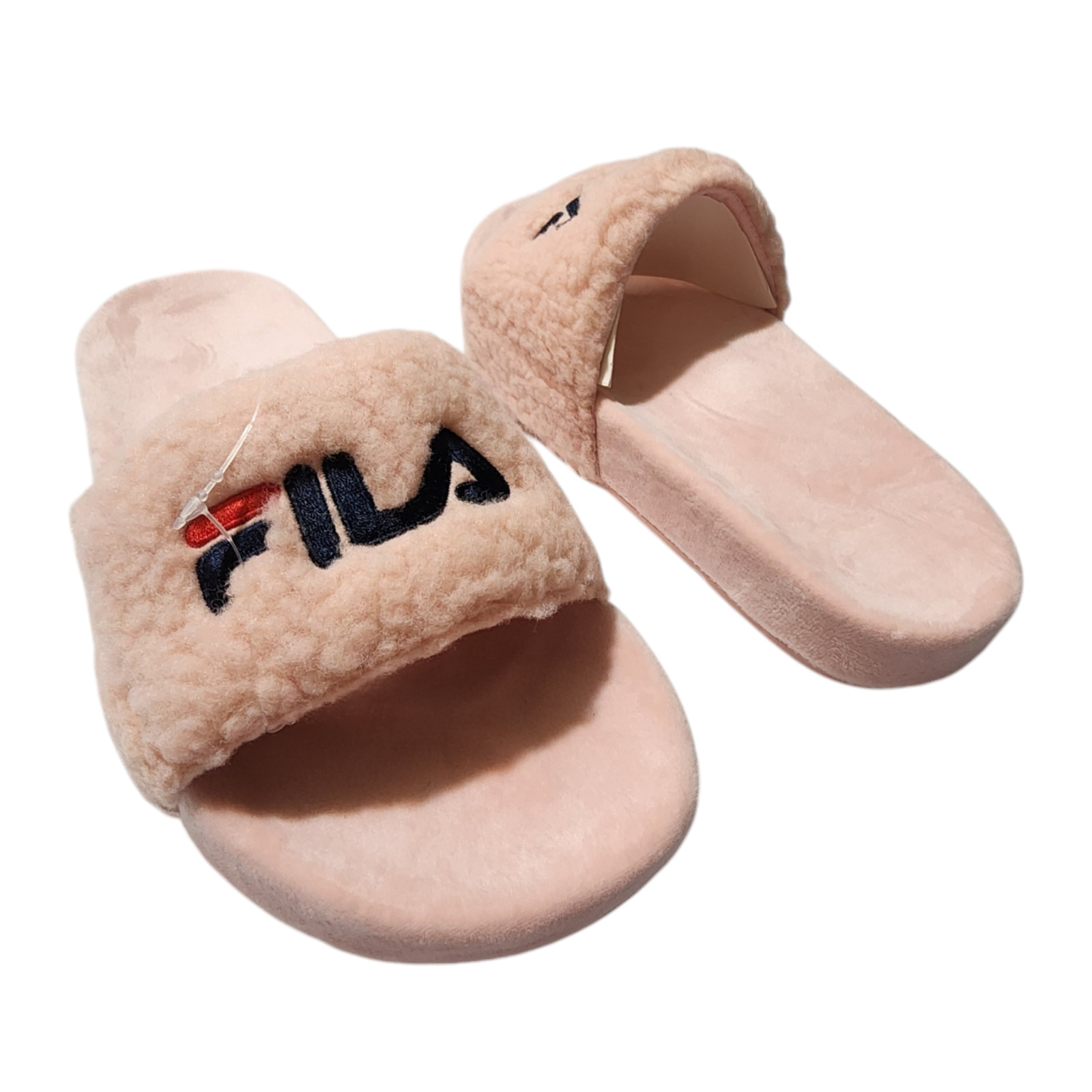 Fila Women Sandals Size 7 Fuzzy Drifter New