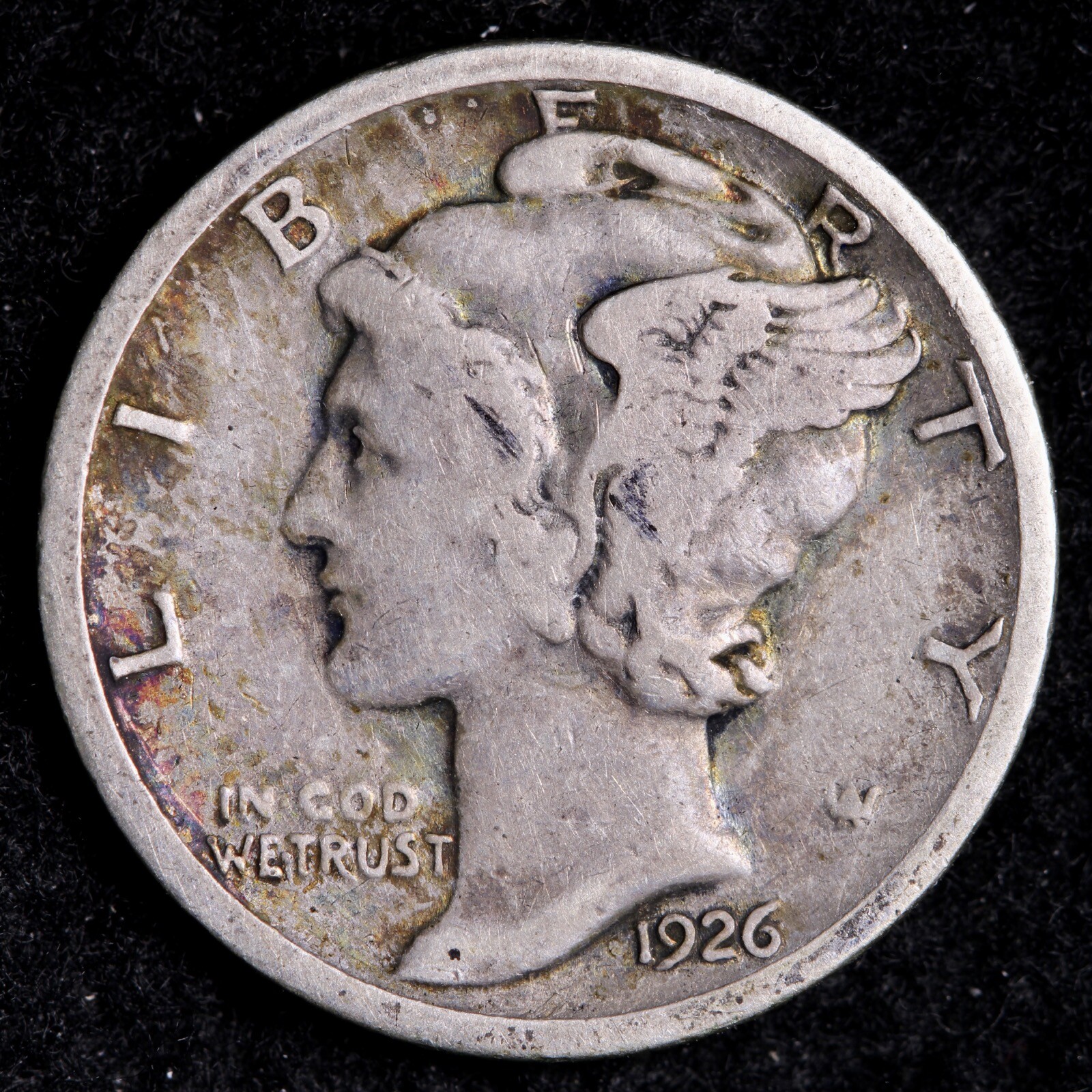 1926 Mercury Dime CHOICE VF FREE SHIPPING E860 UE