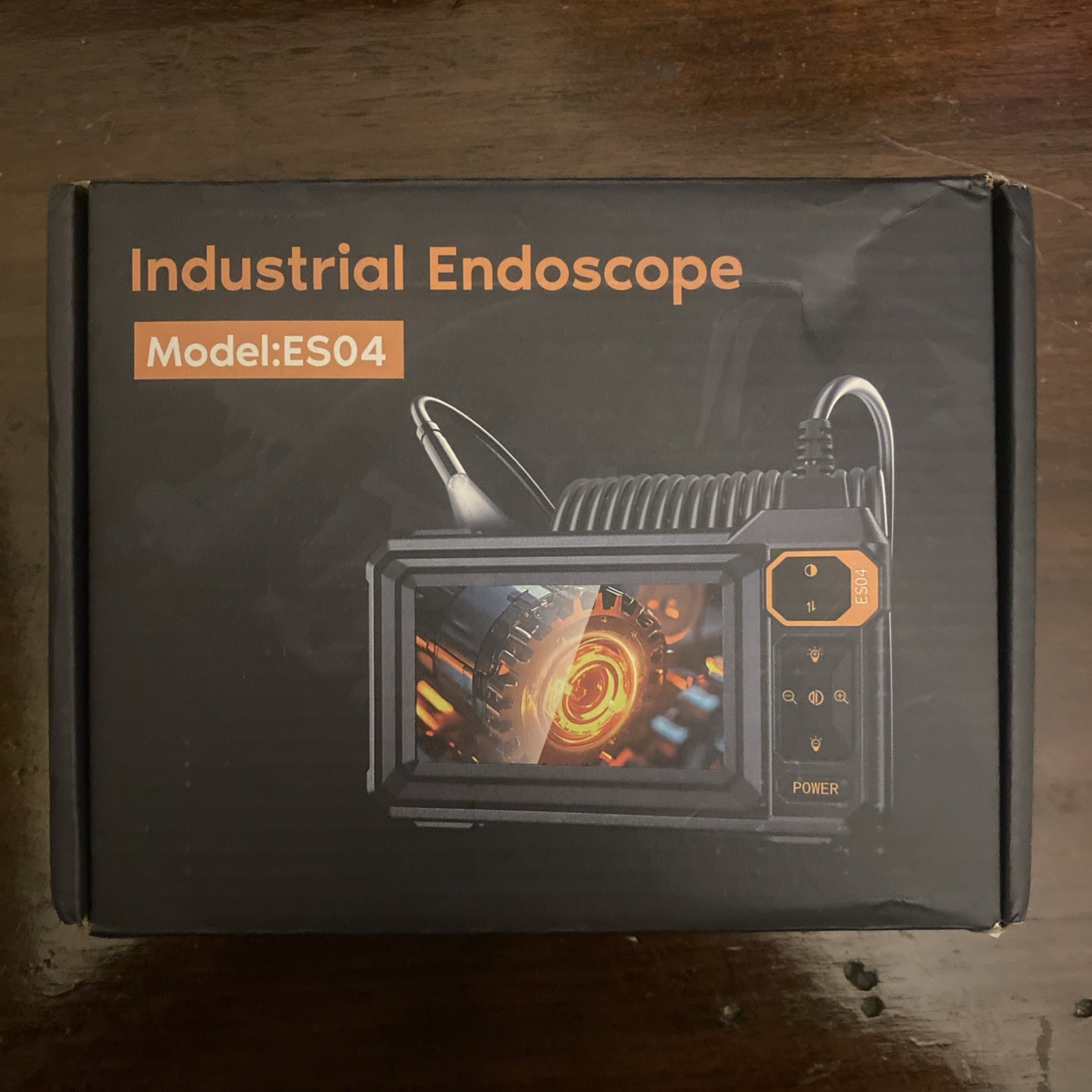 AukorVee Industrial Endoscope ES04 Model with LCD Display
