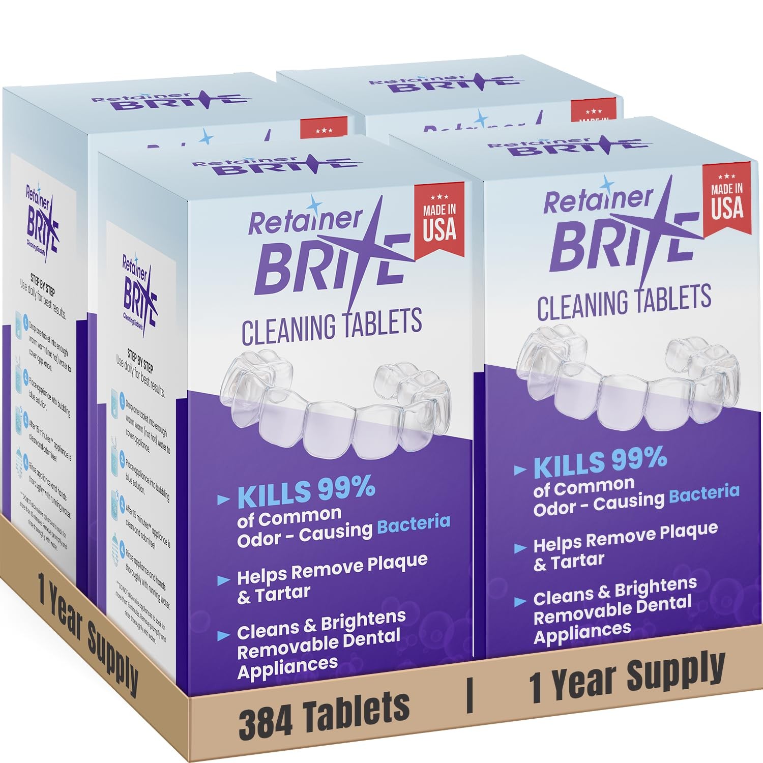 , 1 year supply, 384 tablets, 384 Count
