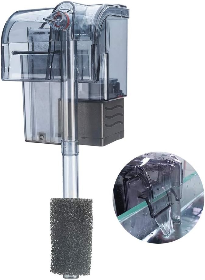 Adjustable Flow Aquarium Filter - Compact & Durable for 5-10 Gallon Tanks