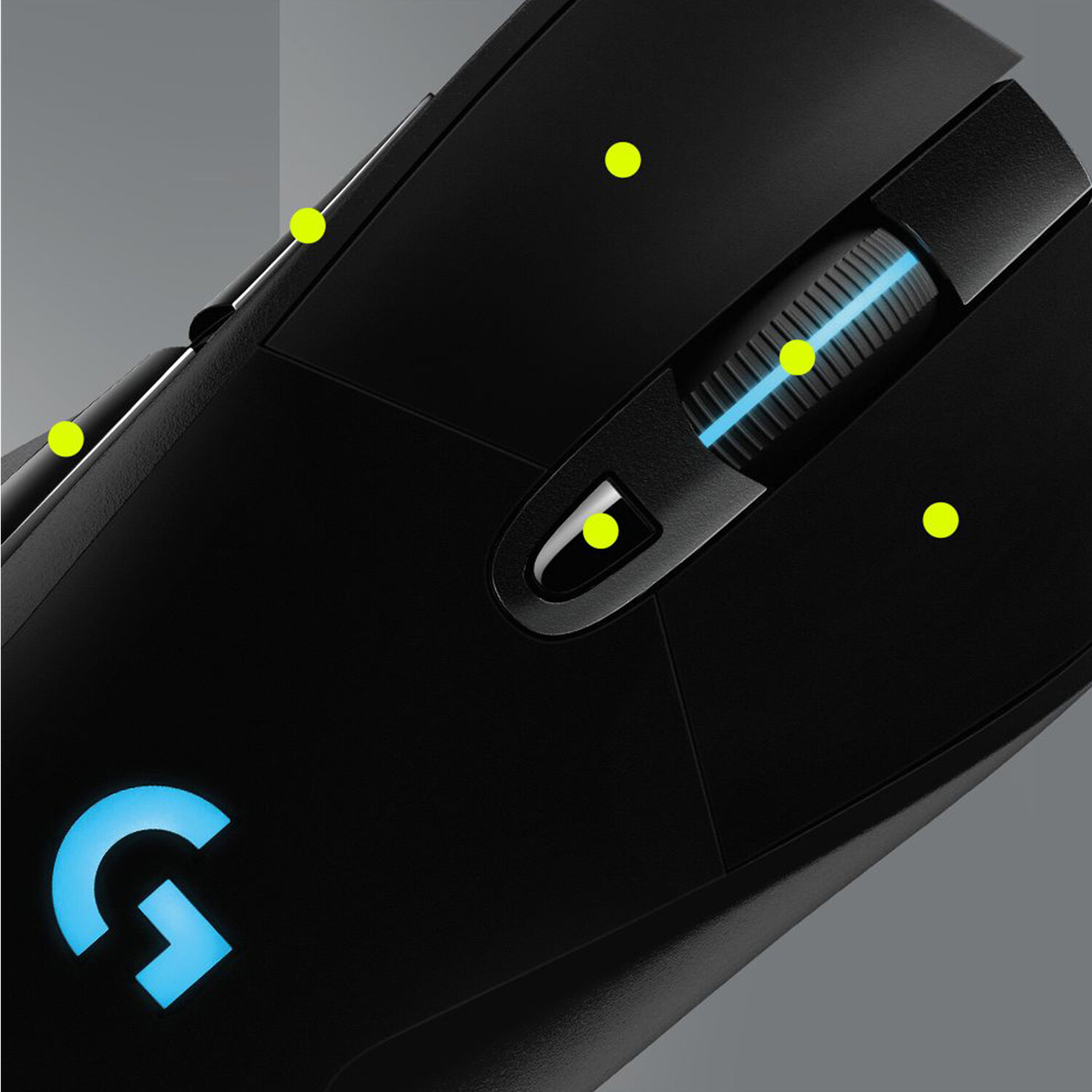 Logitech - G703 LIGHTSPEED Wireless Optical Gaming Mouse - Black
