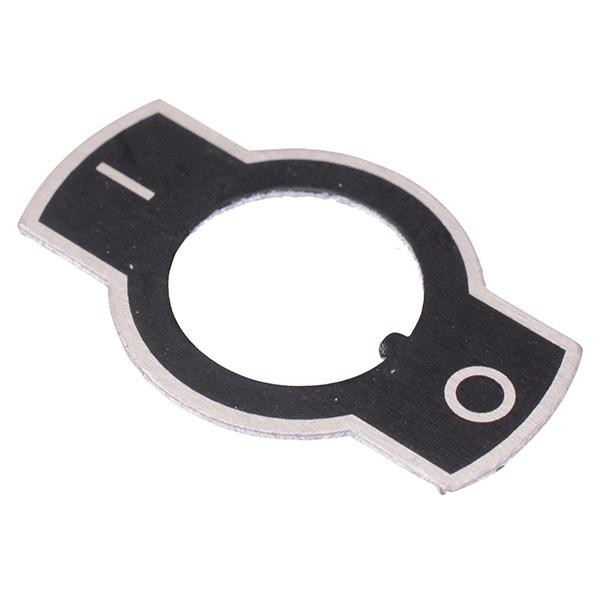 U1050 APEM Name Plate for 12mm Toggle Switch