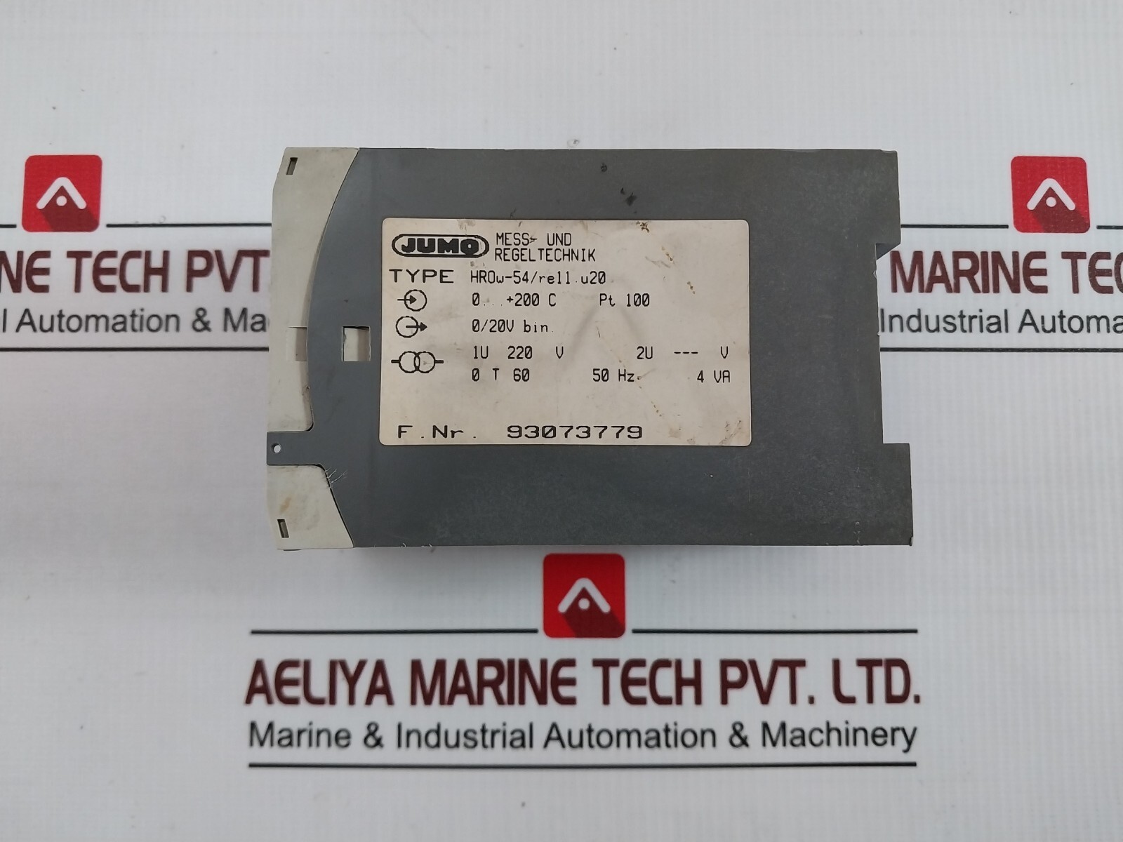 JUMO HROW-54/RE11.U20 Temperature Controller 220V 50Hz