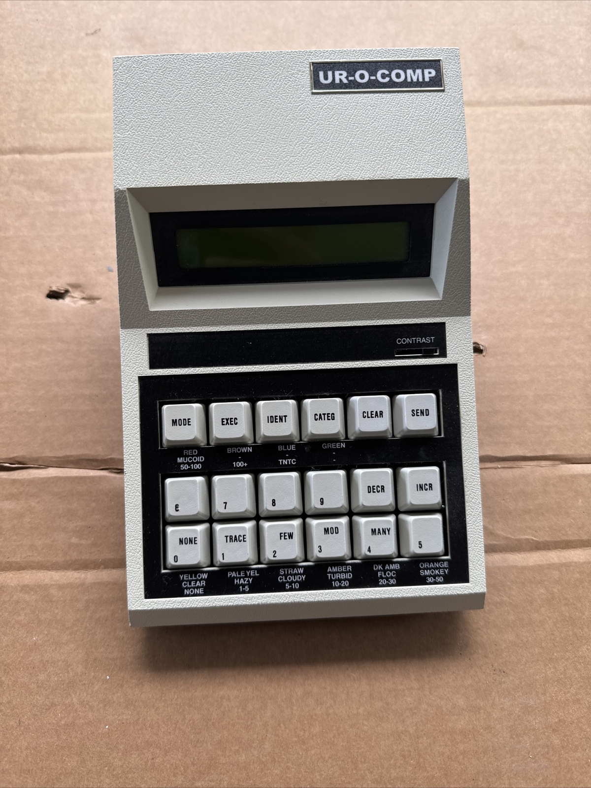 Modulus Data Systems UR-O-COMP Data Entry workstation for Urinalysis Data 10-301