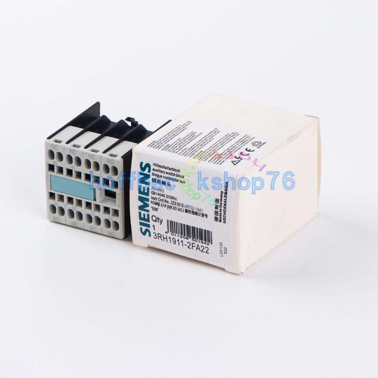 1PC Siemens auxiliary contact 3RH1911-2FA22 New