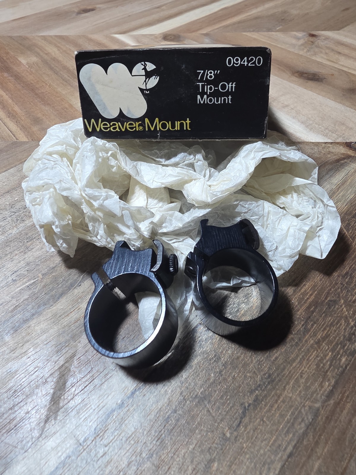 Vintage Weaver Mount Tip-Off Mount - 09420, 7/8” New Old Stock