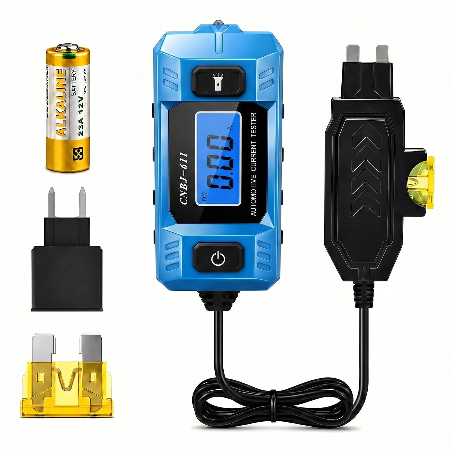 20A Automotive Circuit Fault Probe Tester 12-48V Parasitic Draw Detector for Car