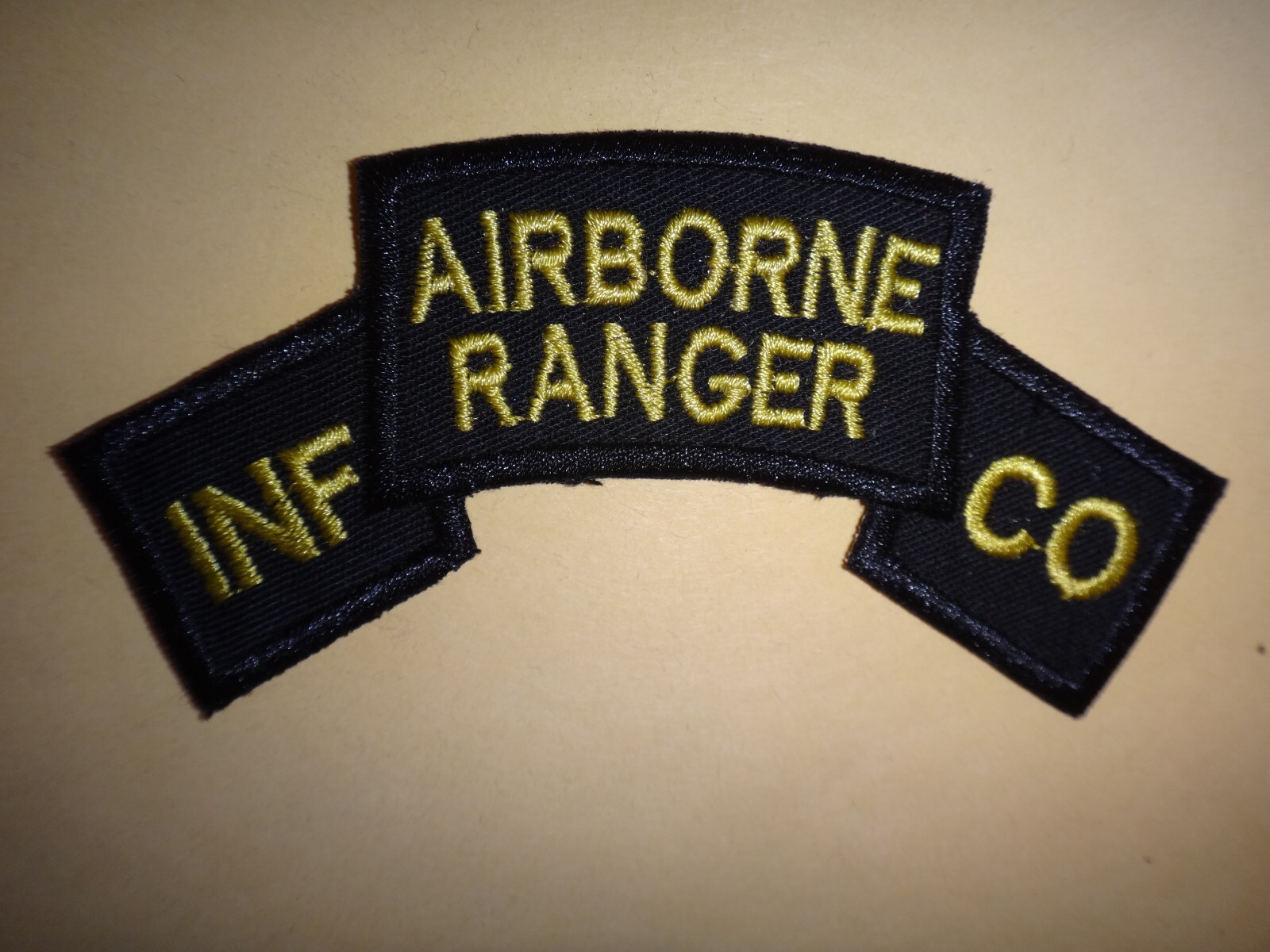 INFANTRY Company AIRBORNE RANGER Vietnam War Scroll Patch
