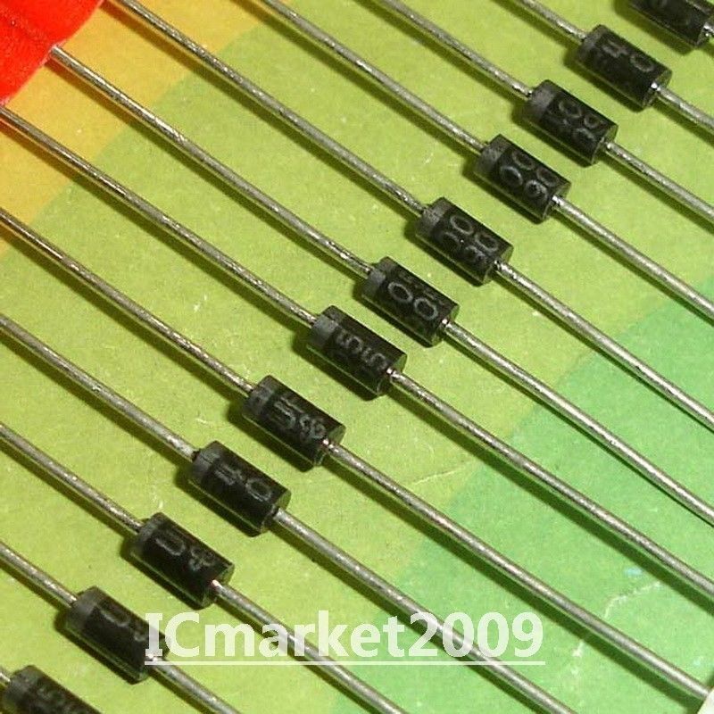 100 PCS UF4005 DO-41 1.0A Ultrafast Recovery Rectifier Diodes