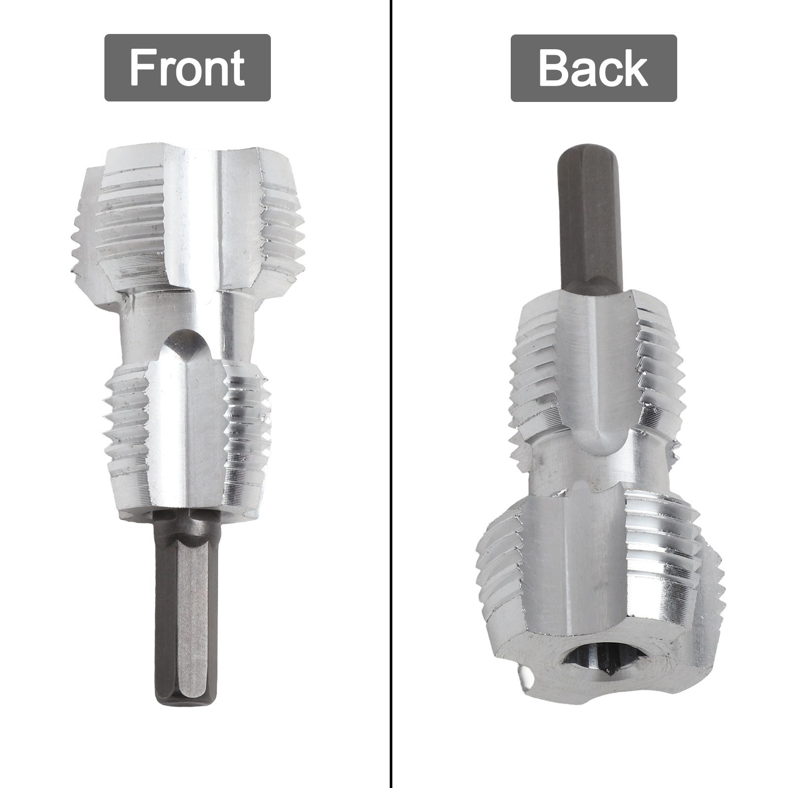 Threading Tool for For Pvc Water Pipes with 4 and 6 Point Compatibility