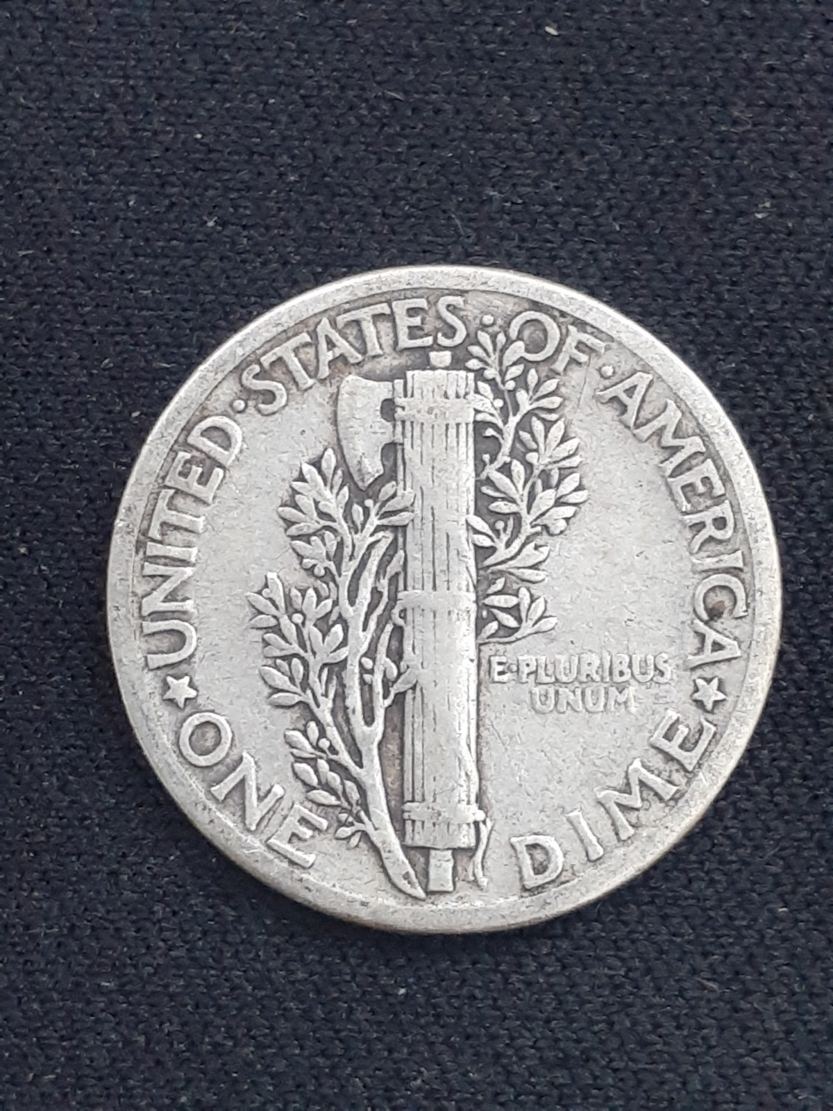 1927 MERCURY DIME SILVER VF