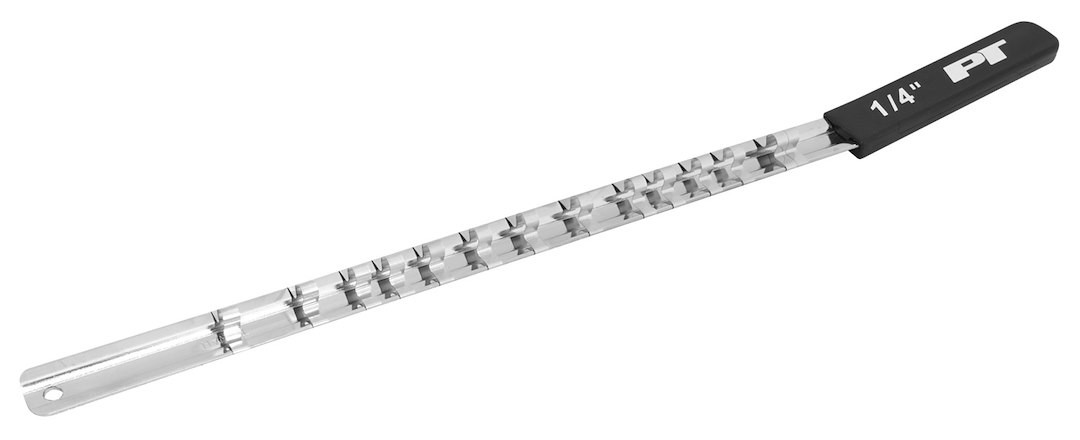 Performance Tool W36000 Socket Storage Rail 1/4 Inch Drive 18 Inch Length Single