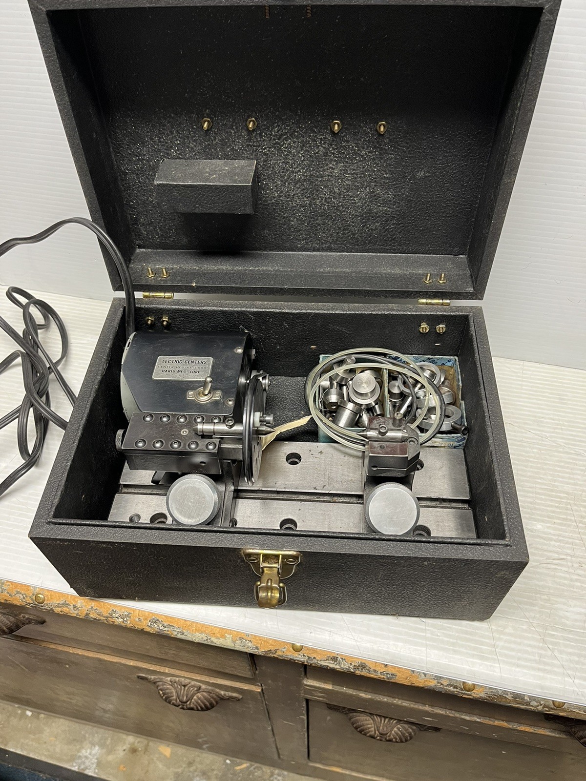 Harig Lectric-Centers  Center Grinder. 3.000" Center Height With accessories