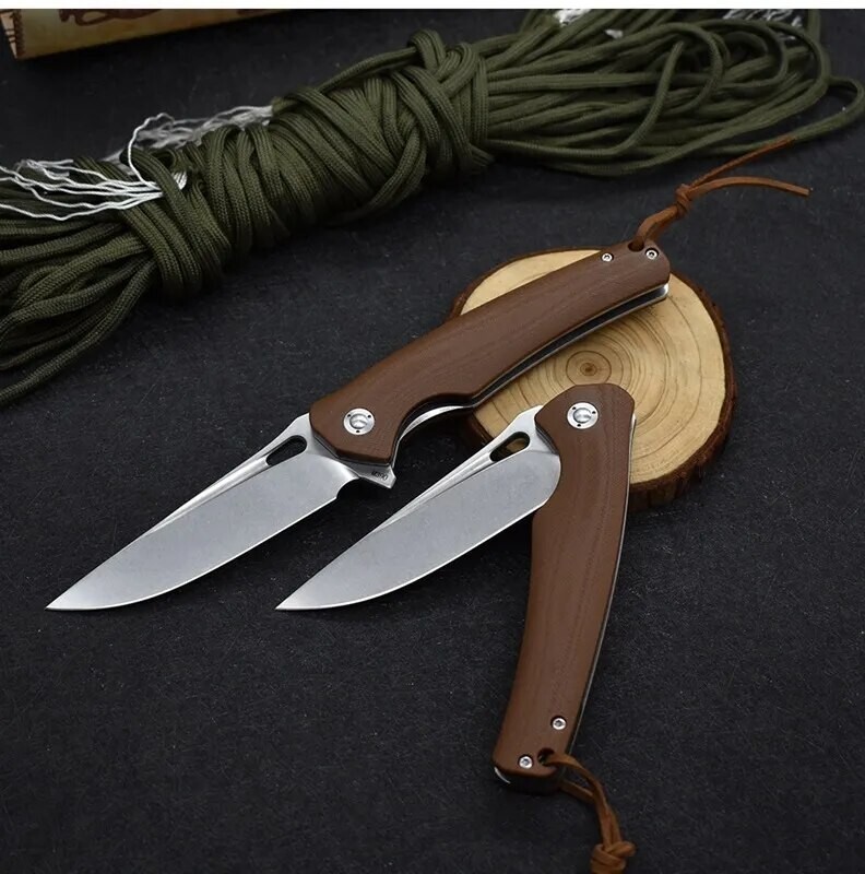Foldable Hunting Knives Game Field Processing Skinning Bush Lock Blade Locking