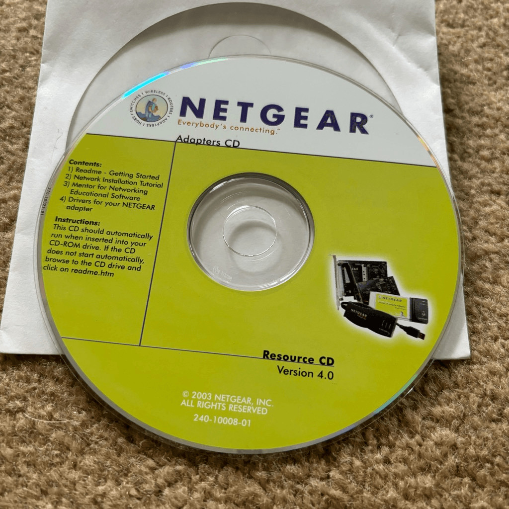 Netgear Adapters CD Resource CD Version 4.0