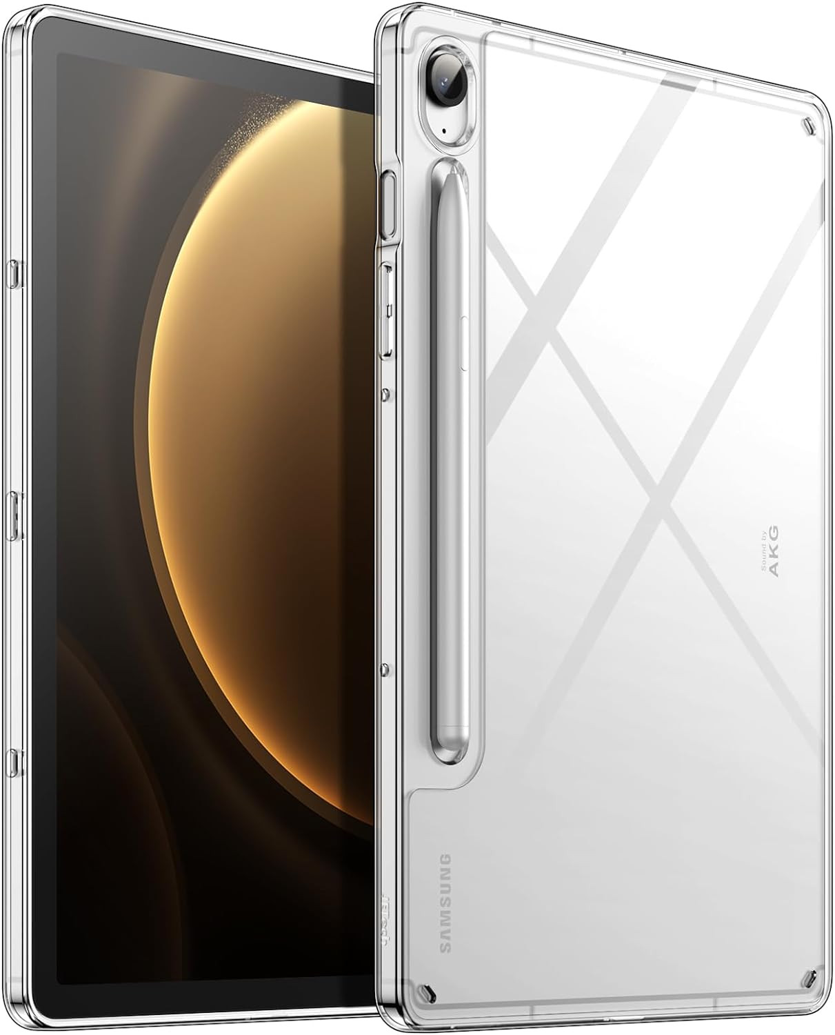 Clear Case for Samsung Galaxy Tab S10 Lite / S10 FE / S9 FE 10.9-Inch, Anti-Yell