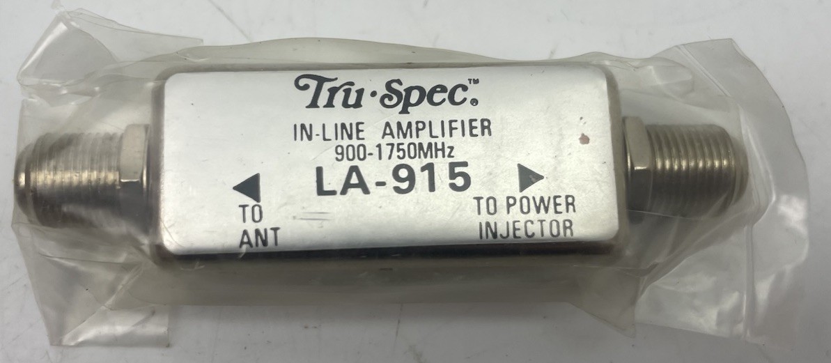 ⭐ Tru-Spec LA-915 In-Line Amplifier 900-175 MHz TRUSPEC Pro Audio - NEW ⭐