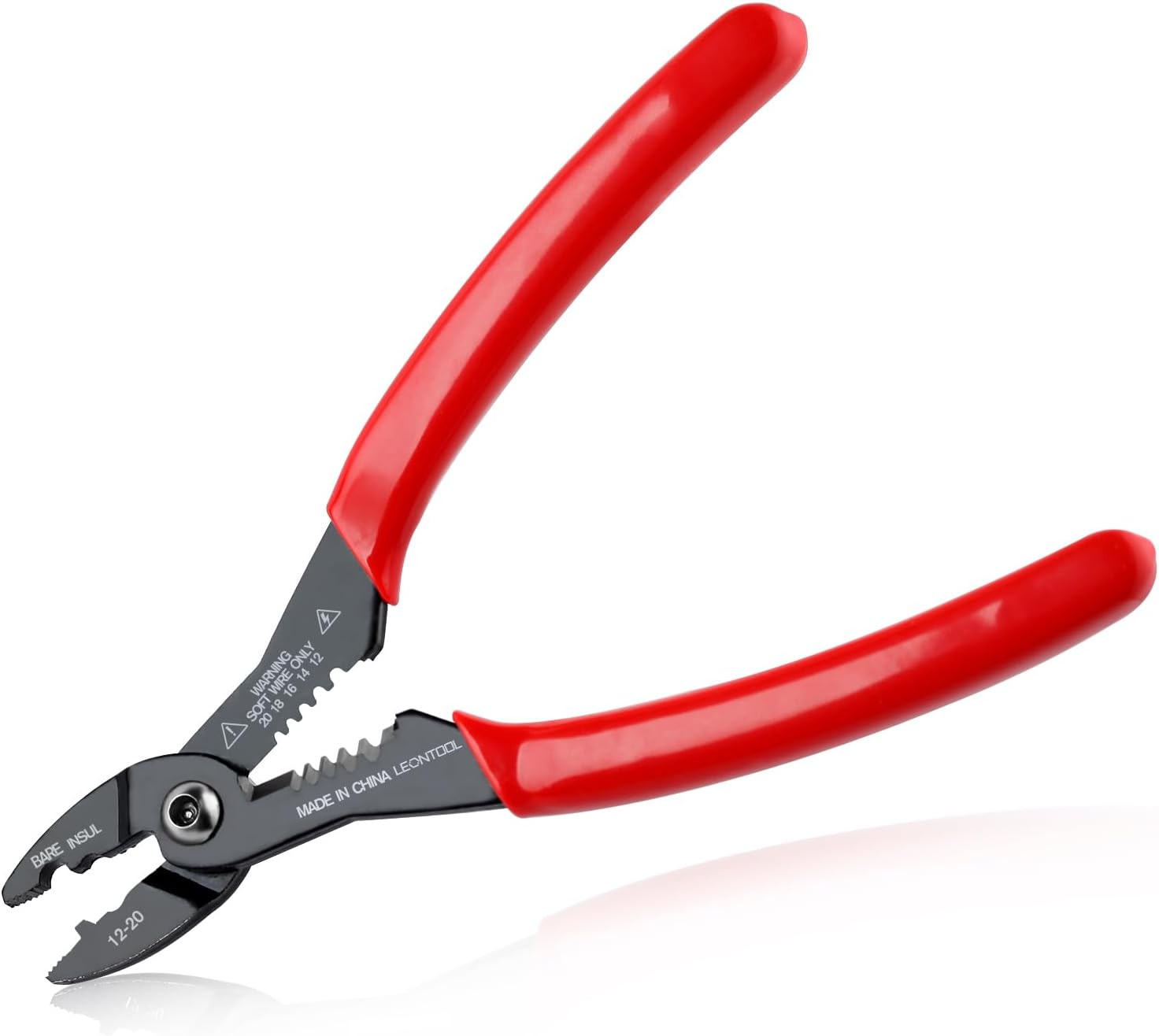 4-In-1 Multi Purpose Electricians Pliers with Wire Cutter, Crimper, Gripper, Str