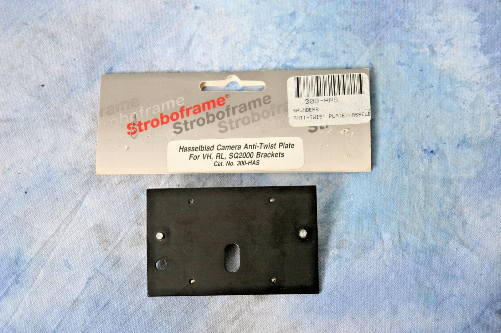 Stroboframe fixed flash bracket for 6x6 w/SLR Cable release and Antitwist Plate