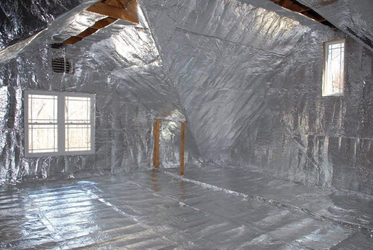 NASA TECH Radiant Barrier Insulation - 1000 Sqft Solar Attic Foil Wrap