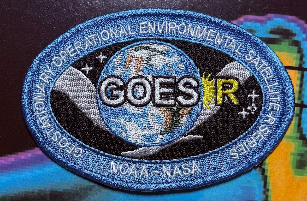 GOES R GEOSTATIONARY OPERATIONAL ENVIRONMENTAL SATELLITE R NOAA NASA PATCH