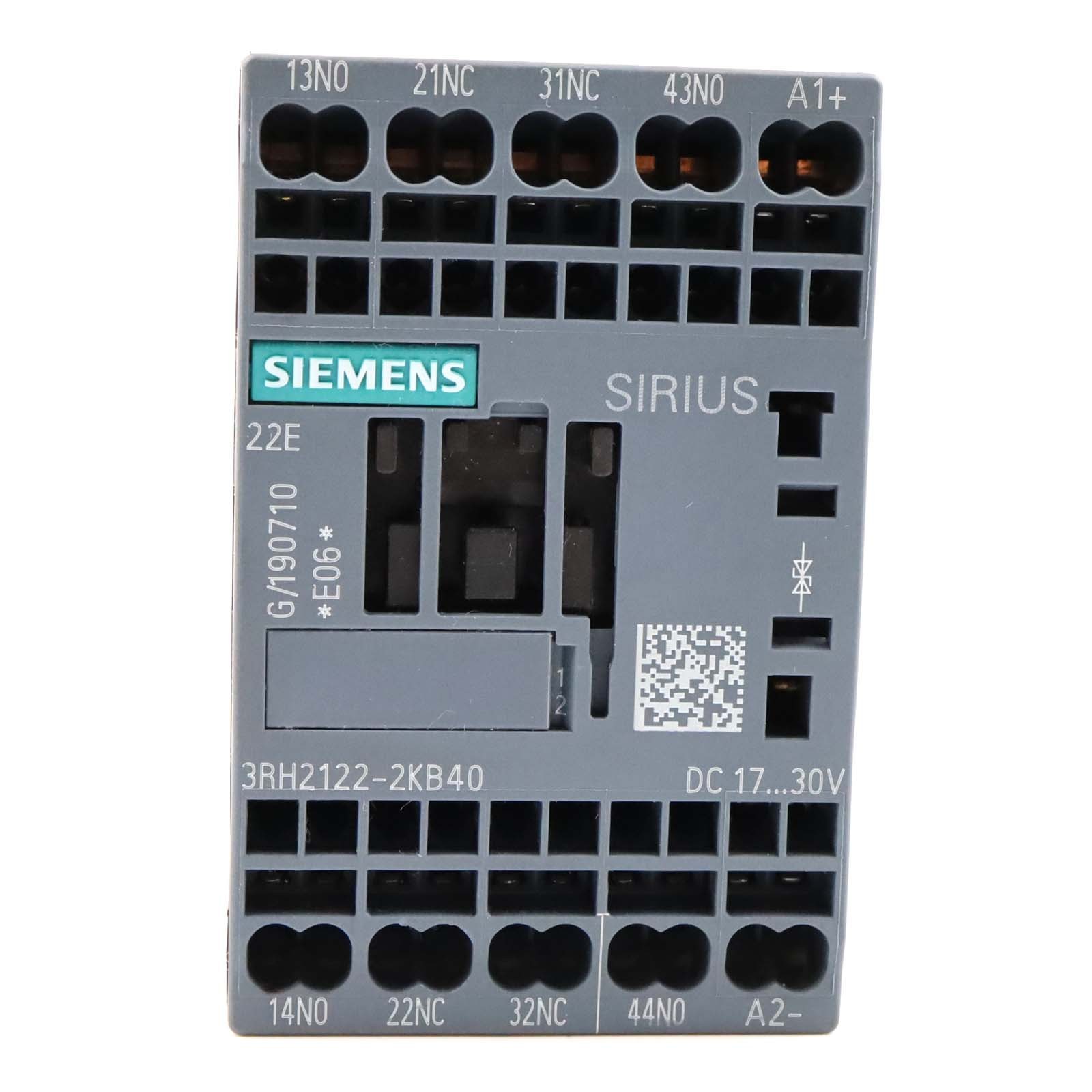Siemens Auxiliary Contactor 3RH2122-2KB40 GEB