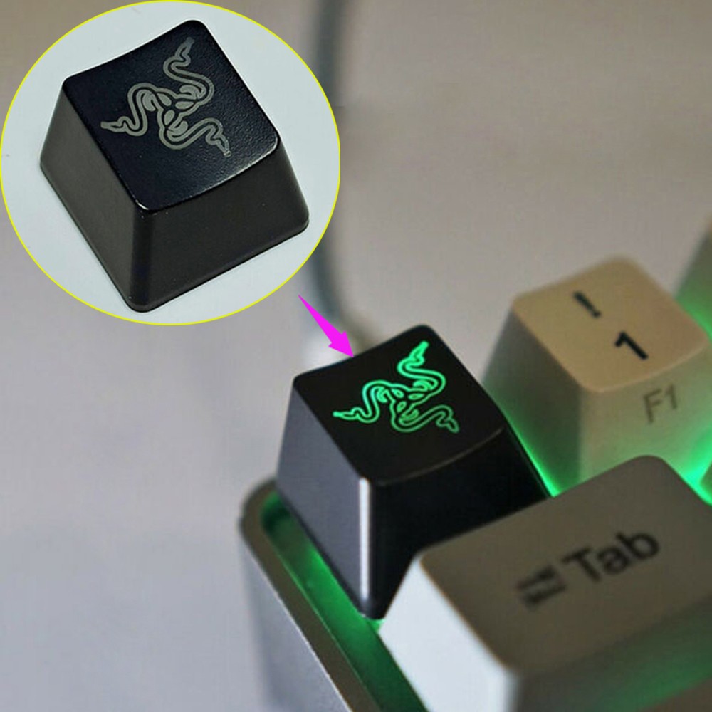 Replacement keycaps for Cross Shaft R4 Translucent Keycap Mechanical Keyboard