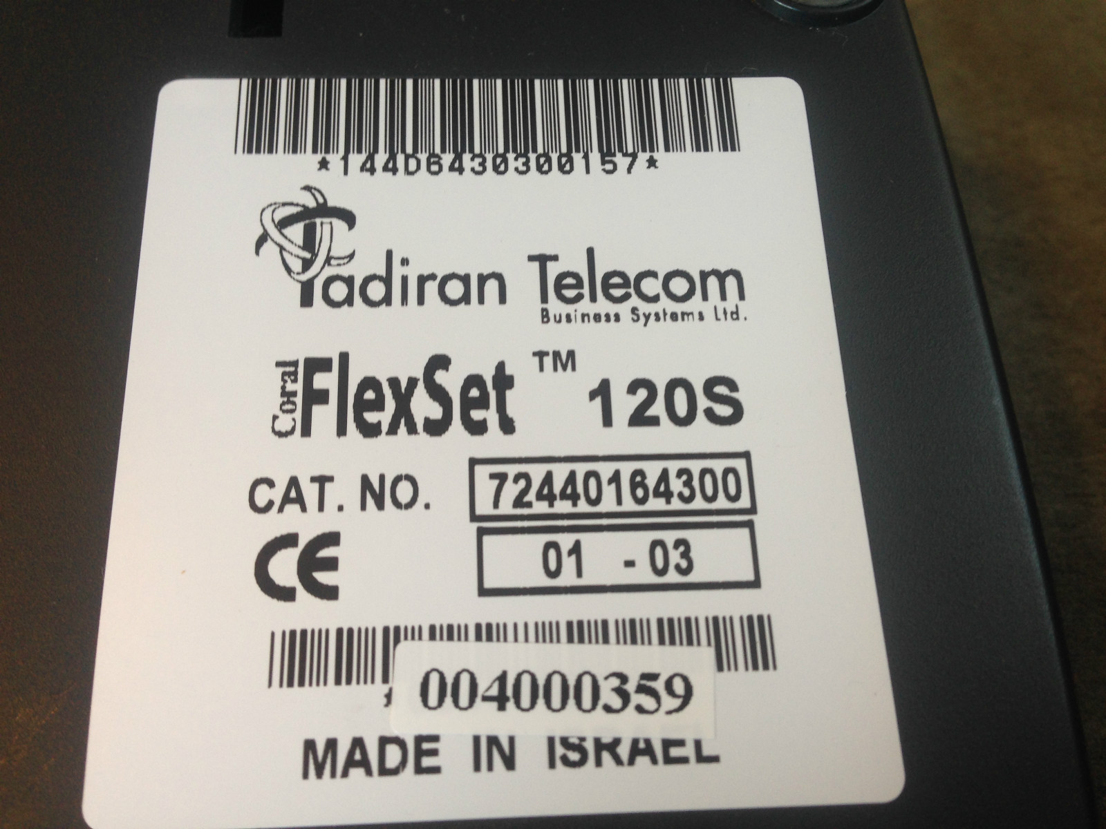 Tadiran Flexset 120S Phone Set Handset Business Office Telephone System Sets
