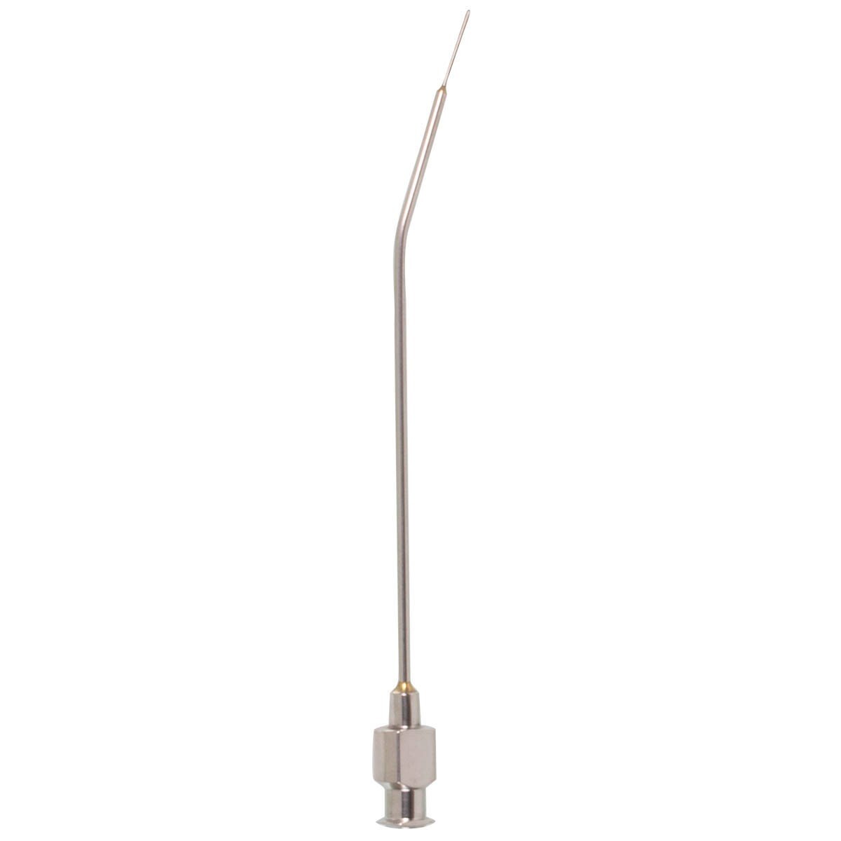 Tonsil Needle, 4.1/4", Angled 45 Degree, 0.65 mm Diameter, Luer-Lock Connection