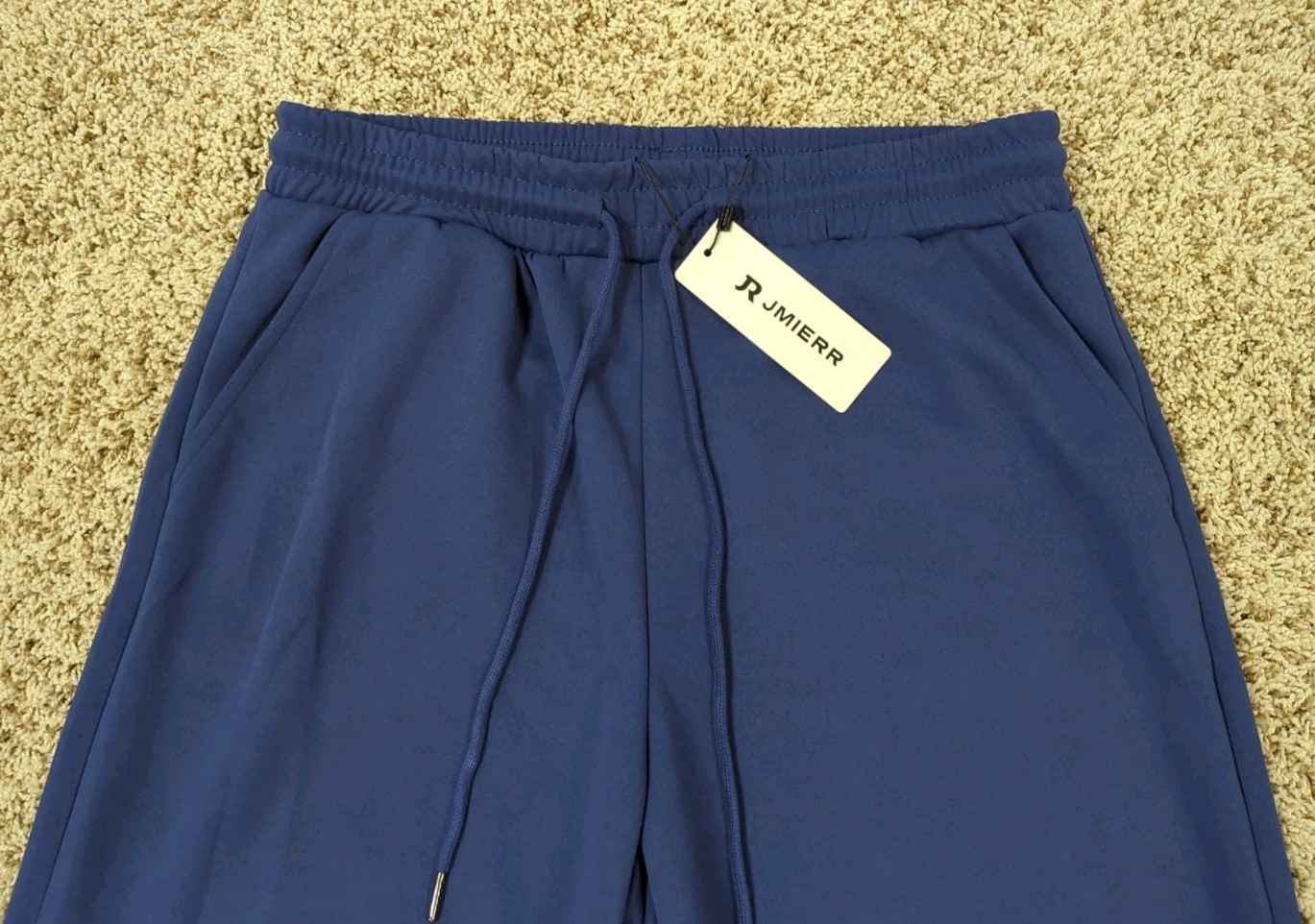 NWT Jmierr Size 34 Blue Drawstring Sweatpants *NEW*