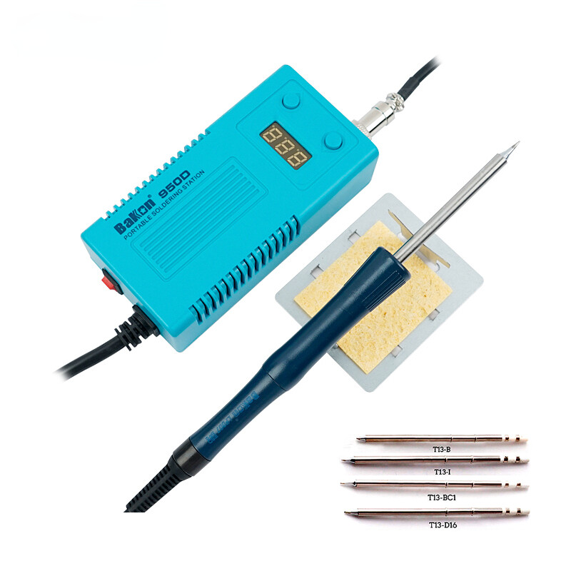 950DT13 Electric Soldering Iron Station 75W Quick Heating Temperature Adjustable