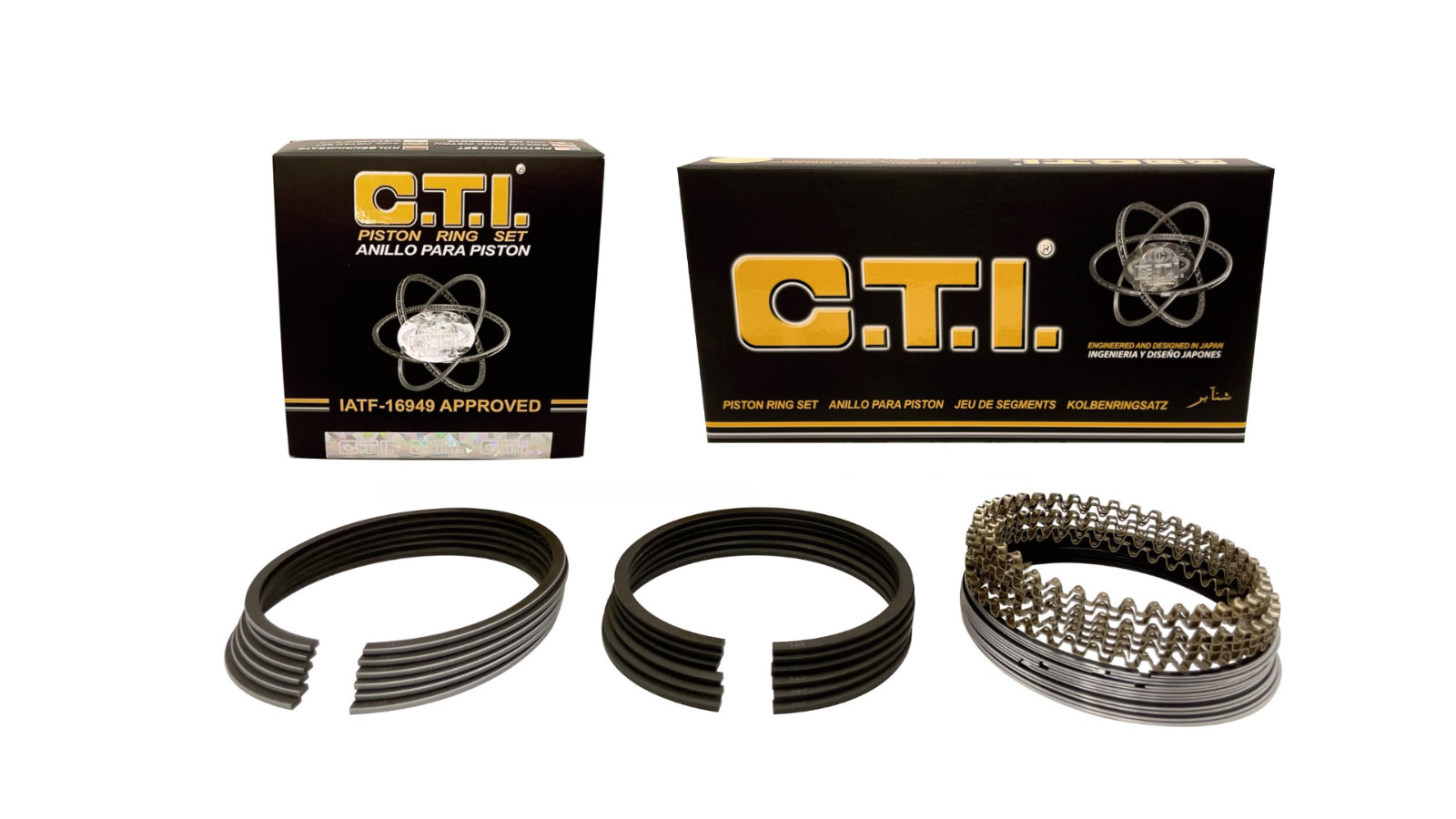 C.T.I 32-965-01 PISTON RING SET FOR 95-09 BUICK CHEVROLET OLDSMOBLIE 88 3.8L OHV