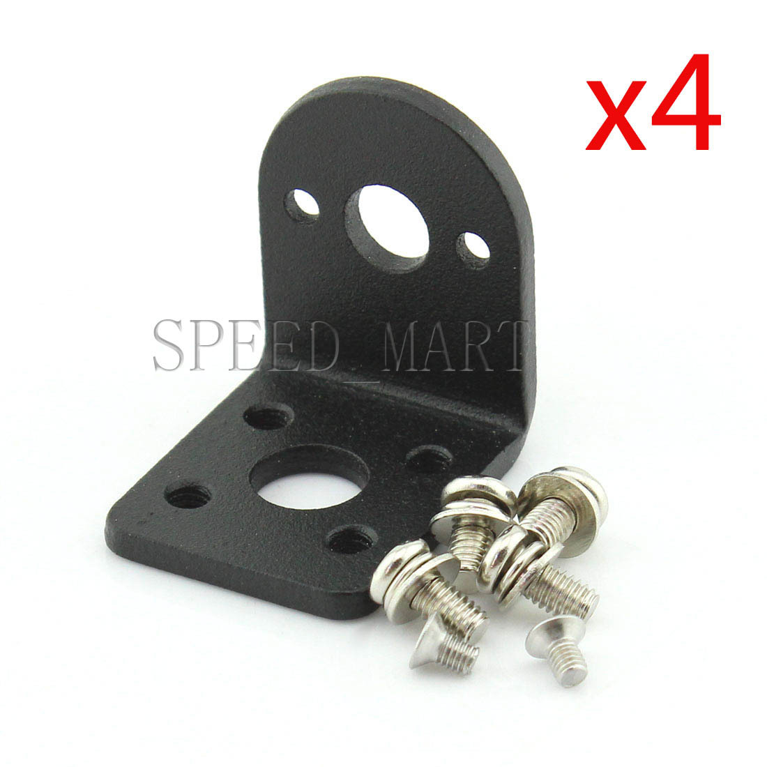 4X Alloy Steel Mounting Bracket with Screw For 25mm DC ZGB25 GB25 Gear Motor