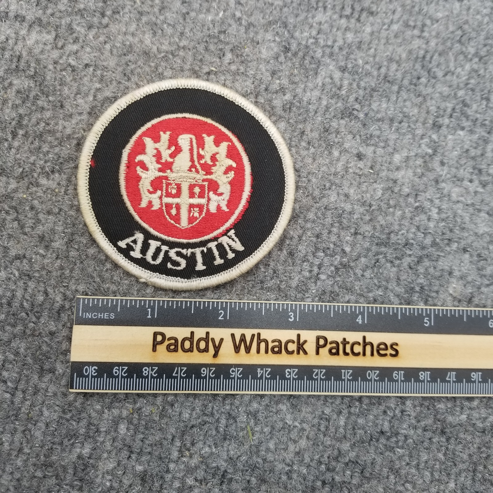 Vintage Austin Healey Patch Car Auto 70s 80s AB4
