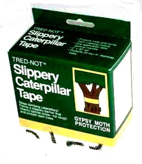 Case of 12 rolls Trednot Slippery Caterpillar Barrier Tape.  Each roll 30 ft