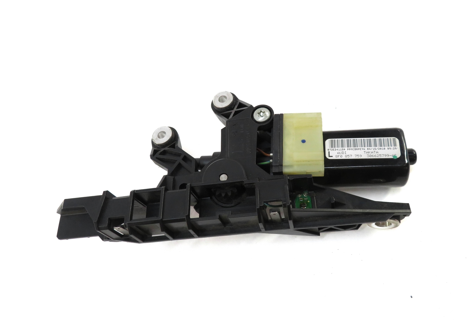 2010 AUDI A5 (B8 8T) CONVERTIBLE - LEFT FRONT DRIVER SEATBELT MOTOR