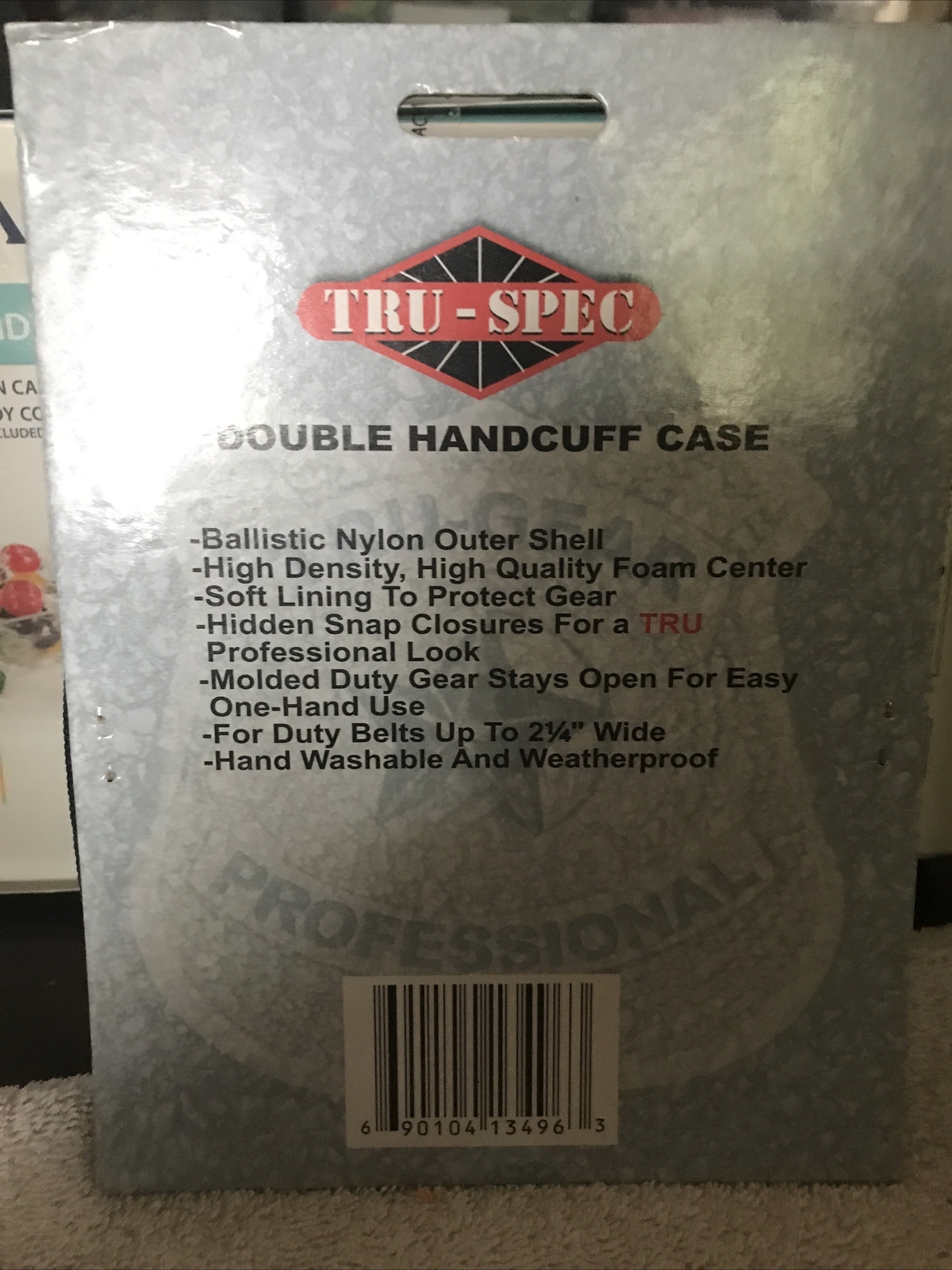 Tru-Spec Tru Gear Double Hsndcuff Case. Black
