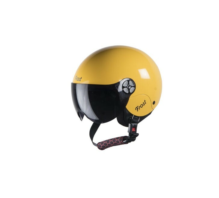 SBH-16 Frost Glossy Moon Yellow+Smoke Visor Helmet For Girls M Size 580MM @US