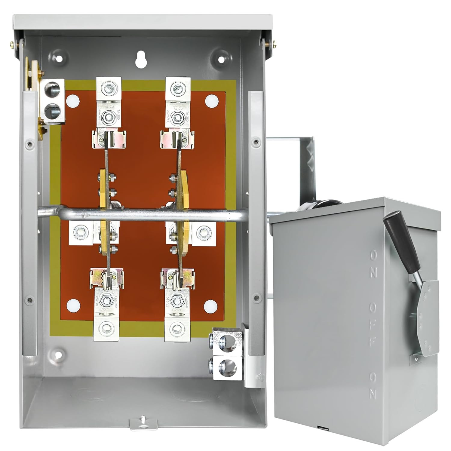 200 Amp Manual Transfer Switch, 2/3 Pole 120/240V Transfer Switch for Home Gener