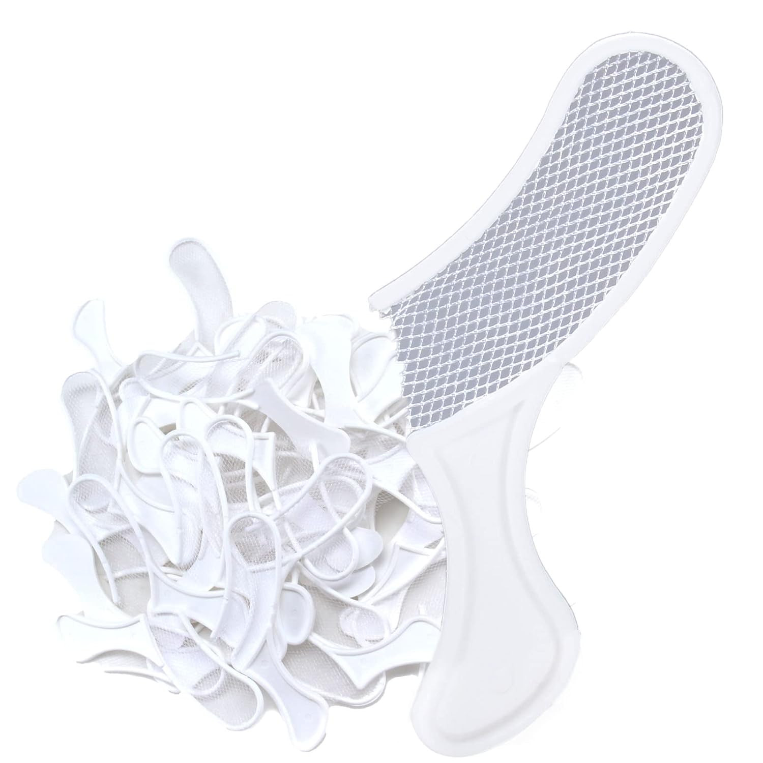 Bandeja Triple Posterior Registro Mordida Desechable Plastico Blanco 50