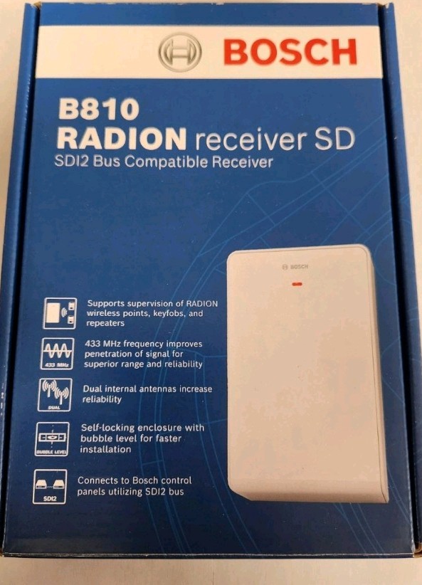 BOSCH B810 RADION Receiver SD - New  sealed box