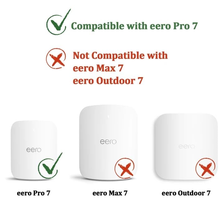 Wall Mount Bracket for eero Pro 7 Router Bracket Holder - No Messy Wires